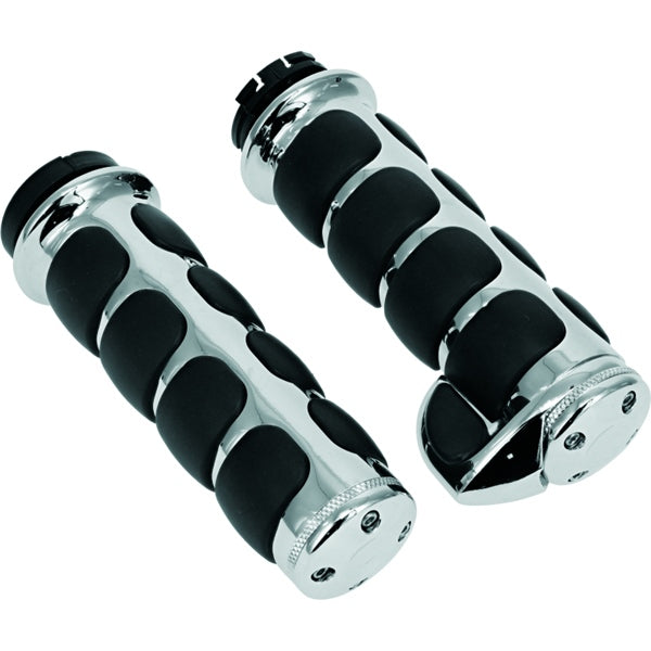 KURYAKYN GRIPS W/THROTTLE PREMIUM ISO CH 6212