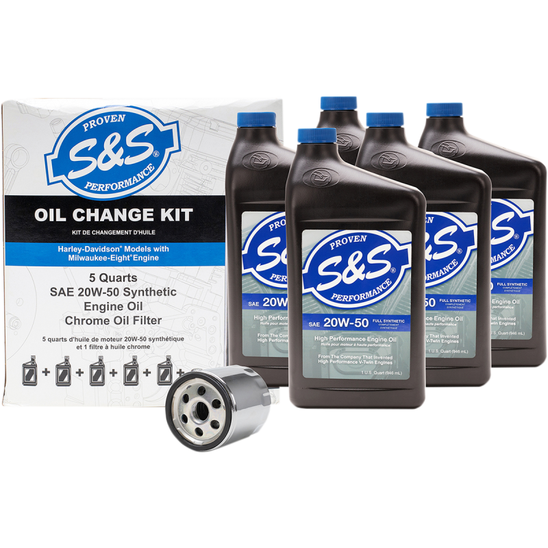 S&S CYCLE S&S OIL CHANGE KIT M8 218944