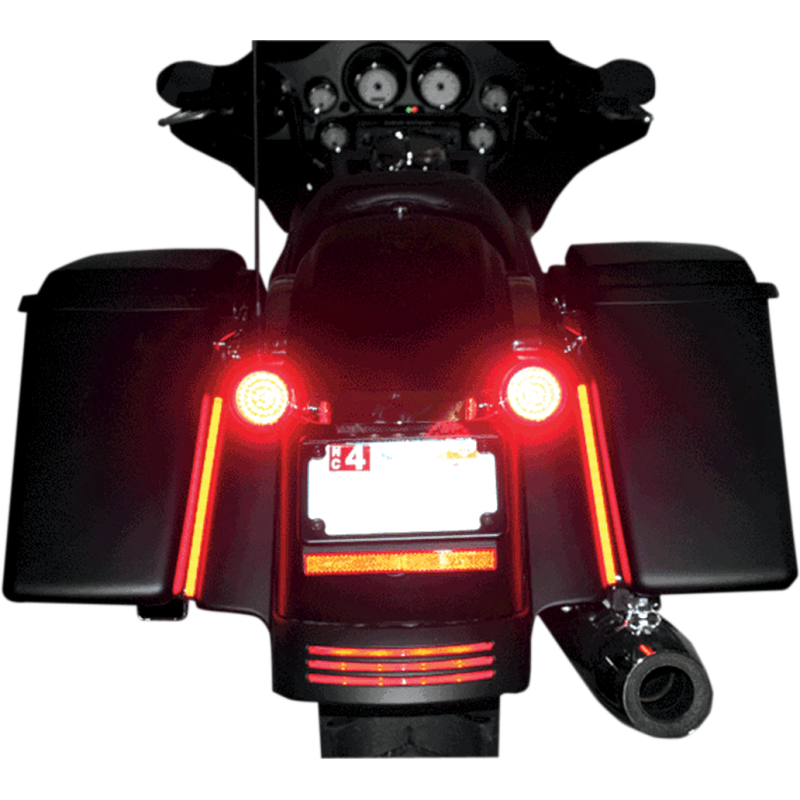 CUSTOM DYNAMICS PLASMA LIGHT RODS RED 8" PR MPLASMA-RED-PR