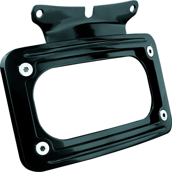 KURYAKYN LICENSE PLATE FRAME CURVED BK 3149