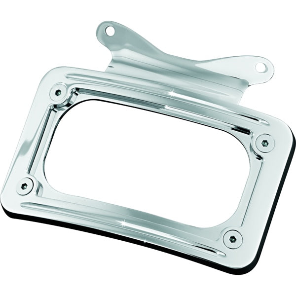 KURYAKYN LICENSE PLATE FRAME CURVED CHRM 3157