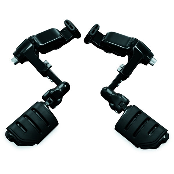 KURYAKYN FOOTPEG TRIDENT W/MOUNT GLOSS BK 3990