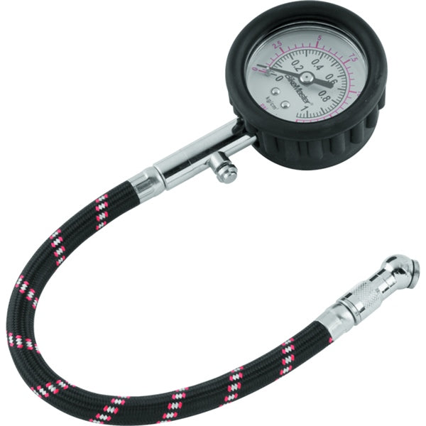 BIKEMASTER TIRE PRESSURE GAUGE W/HOSE BIKEMASTER 151503