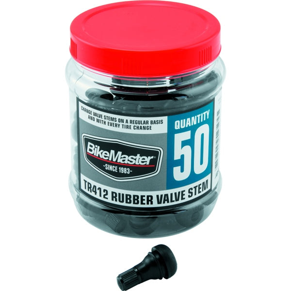 BIKEMASTER VALVE STEM TR412 RUBBER BIKEMASTER 151411