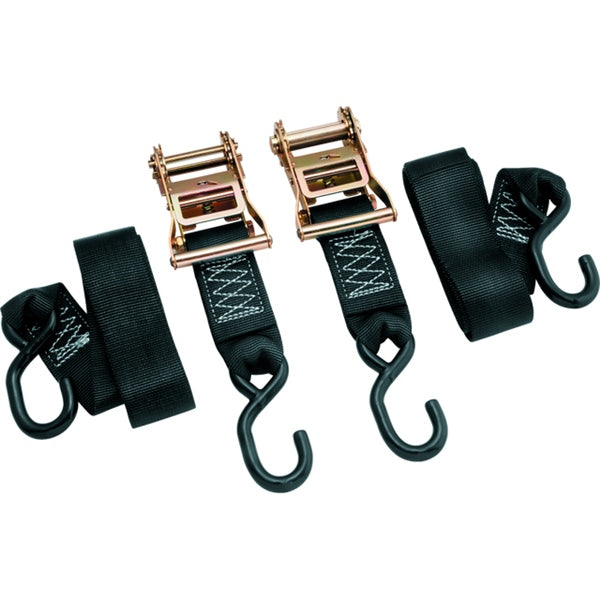 BIKEMASTER TIE DOWN RATCHET 84" BK QTY2 BIKEMASTER 100576