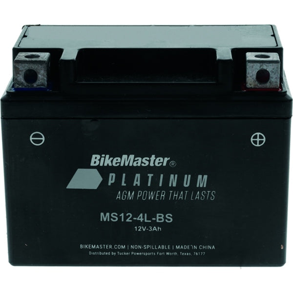 BIKEMASTER MS12-4L-BS AGM BATTERY 780731