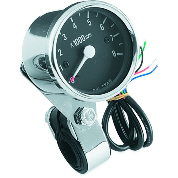 BIKER'S CHOICE TACHOMETER 8000RPM 2 1/2" BK 493374