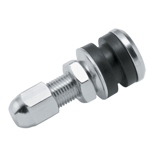 BIKEMASTER VALVE STEM CHROME TUBELESS 151402