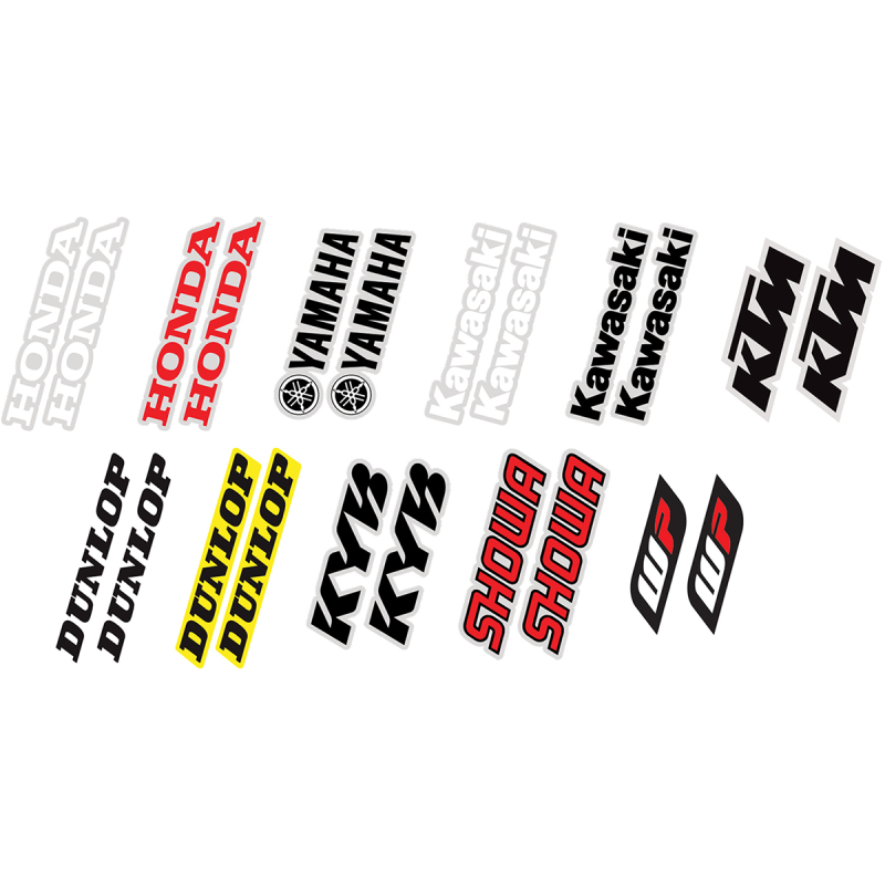 FACTORY EFFEX FORK/SWING ARM DECAL - KTM BLACK 19-44500
