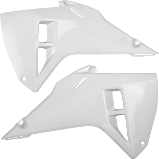 ACERBIS RADIATOR SHROUD- CRF250R/RX, CRF450R/RX:25 WHITE 2986000002