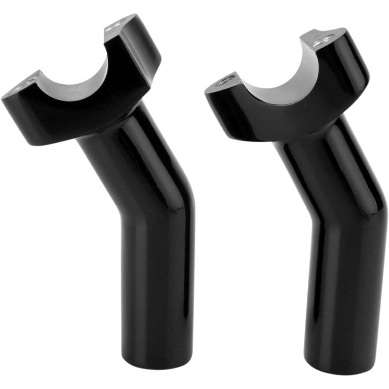DRAG SPECIALTIES 4.5" BLK PULLBACK RISERS (PR) 0602-0414