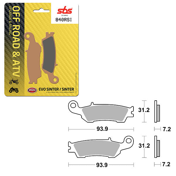 SBS EVO SINTER BRAKE PAD  6280840100