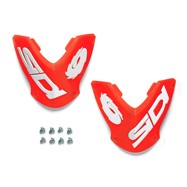 SIDI OUTER NYLON SHIN PLATE RD/WH MRVOFRONTNYROBIBI