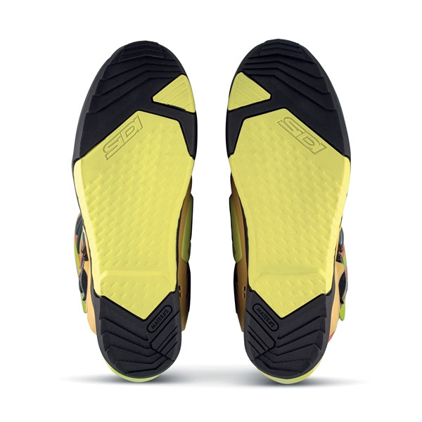 SIDI SOLE MATERIIS RUBBER BK/LIME 46 SIDI MRSUMATERISBLKLIME46