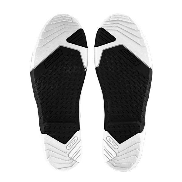 SIDI SOLE MATERIIS RUBBER WH/BK 47 SIDI MRSUMATERISWHTBLK47