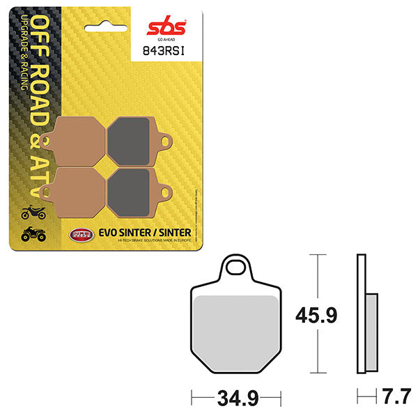SBS EVO SINTER BRAKE PAD  6280843100