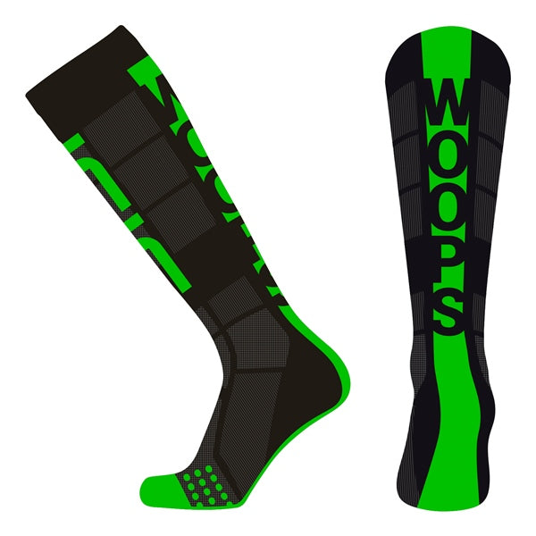 SIDI SOCKS WOOPS BK/GR 43/47 SIDI MPCWOOPSBLKGREEN43/47