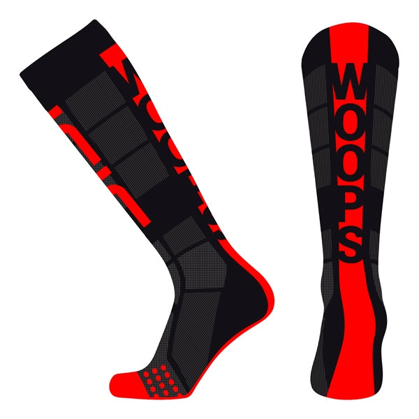SIDI SOCKS WOOPS BK/RD 43/47 SIDI MPCWOOPSBLKRED43/47