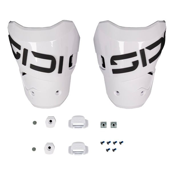 SIDI SHIN PLATE WH/BK SIDI MRSHINPLATEWHTBLK
