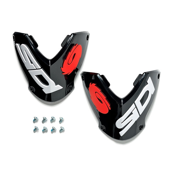 SIDI OUTER NYLON SHIN PLATE BK/WH/RD SIDI MRVOFRONTNYNEBR