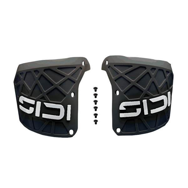 SIDI CROSSAIR X SHIN PLATE BK/WH SIDI MRCRSXFRONTBLKBLKWH