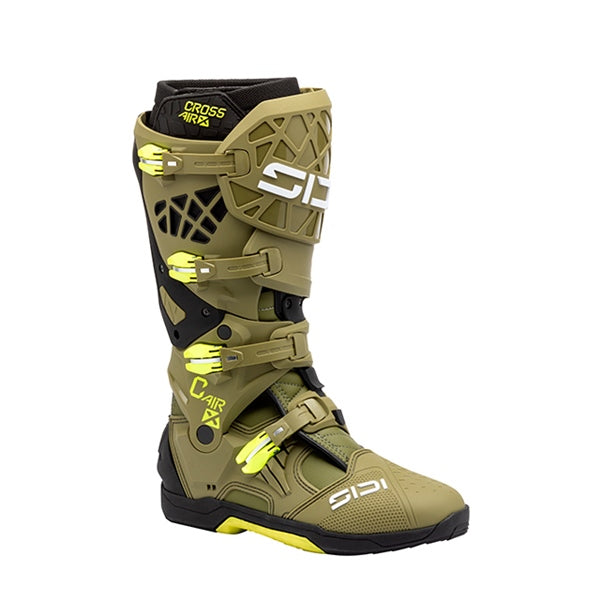 SIDI BOOT CROSSAIR X OLIVE GR/FLUO YE 41 SIDI MMCROSSAIRXOLGRFLYE41