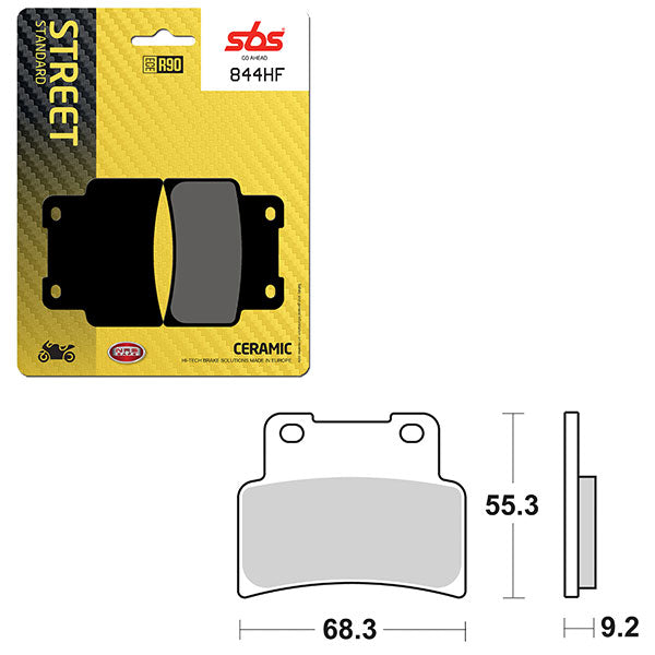 SBS ATV/UTV CERAMIC BRAKE PAD  6190844100