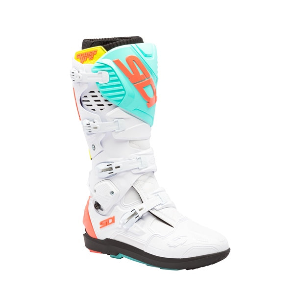 SIDI BOOT CROSSFIRE 3 SRS WH/MINT/CORAL 44 MMFIRE3WSRSWHMNTCOR44