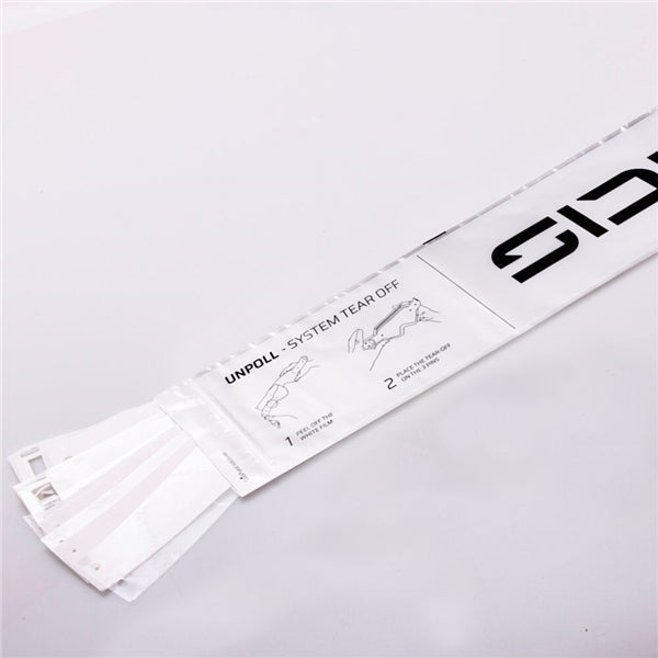 SIDI TEAR-OFF STRAP CLR QTY10 SIDI MRTEAROFFSCLEAR