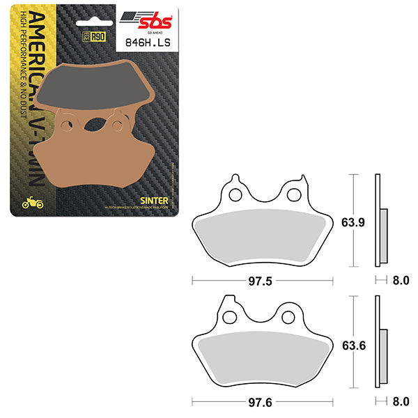SBS HIGH PERFORMANCE & NO DUST SINTER BRAKE PAD  6560846100