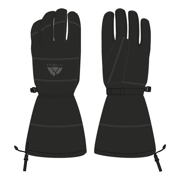 JETHWEAR GLOVE TRAIL BK/GY S J26147-001-S