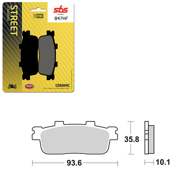 SBS ATV/UTV CERAMIC BRAKE PAD  6190847100