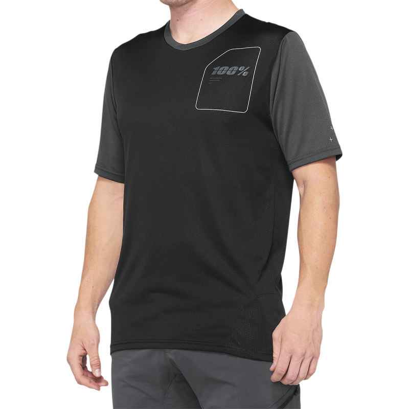 100% RIDECAMP JERSEY CHARCOAL/BLACK XL 40027-00008