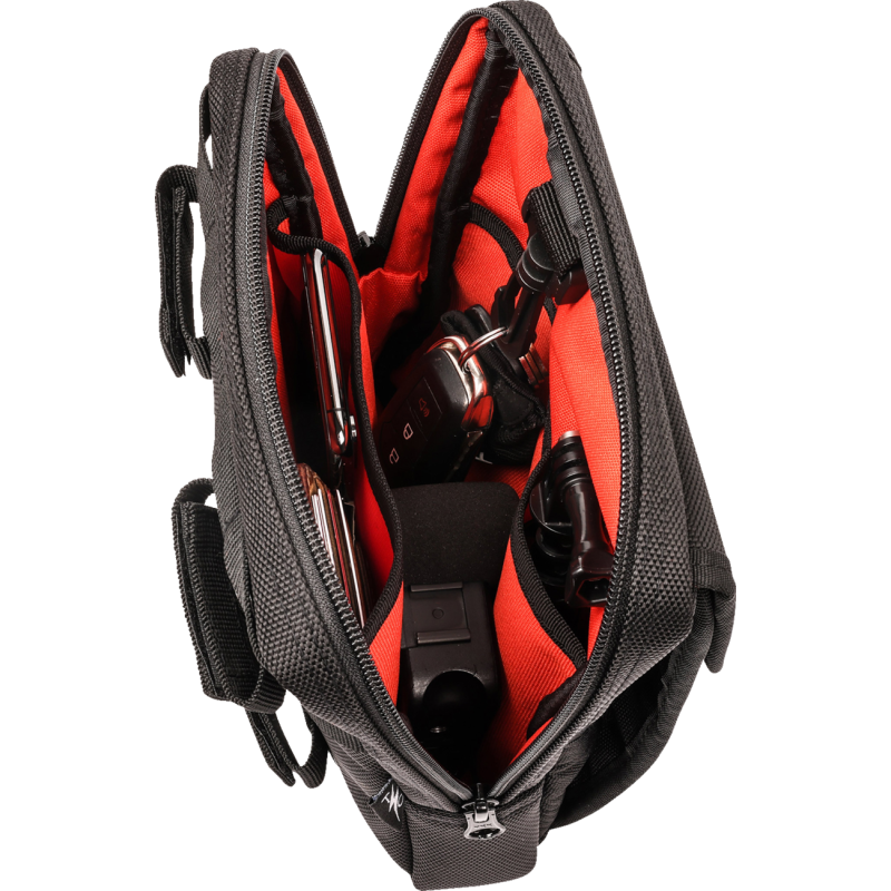 THRASHIN SUPPLY CO. BAG HANDLEBAR SLIM BLACK THB-0020