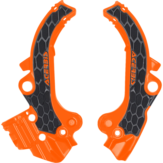 ACERBIS FRAME GUARDS- X-GRIP SX65:24 ORANGE/BLACK 2985891008