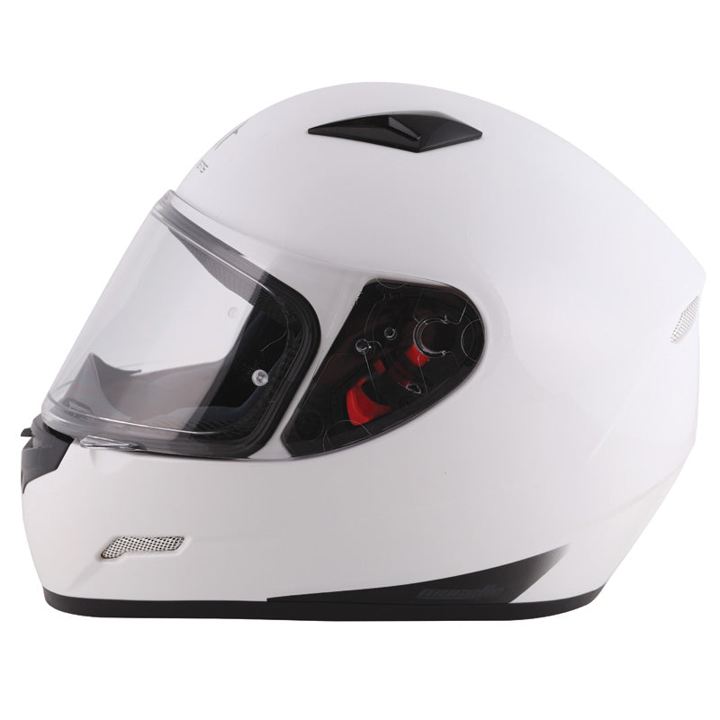 MT HELMETS MUGELLO SOLID WHITE LG IT-020-006