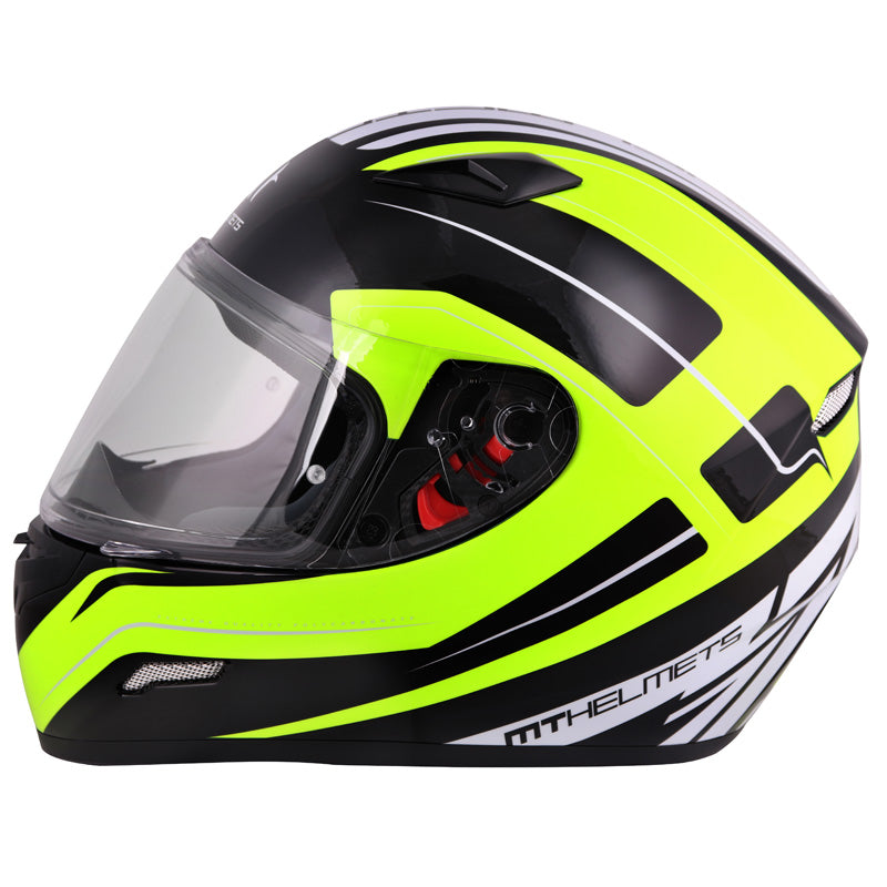 MT HELMETS MUGELLO MAKER YEL HIVIZ LG IT-020-126