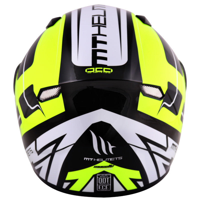 MT HELMETS MUGELLO MAKER YEL HIVIZ LG IT-020-126