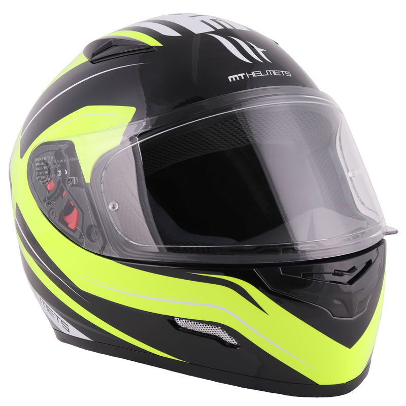MT HELMETS MUGELLO MAKER YEL HIVIZ LG IT-020-126
