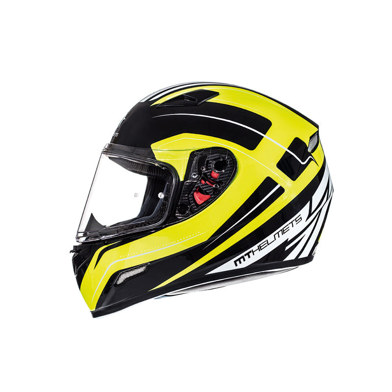 MT HELMETS MUGELLO MAKER YEL HIVIZ LG IT-020-126
