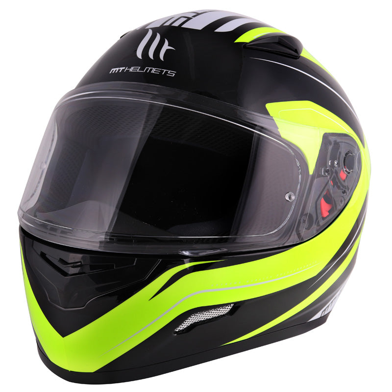 MT HELMETS MUGELLO MAKER YEL HIVIZ LG IT-020-126