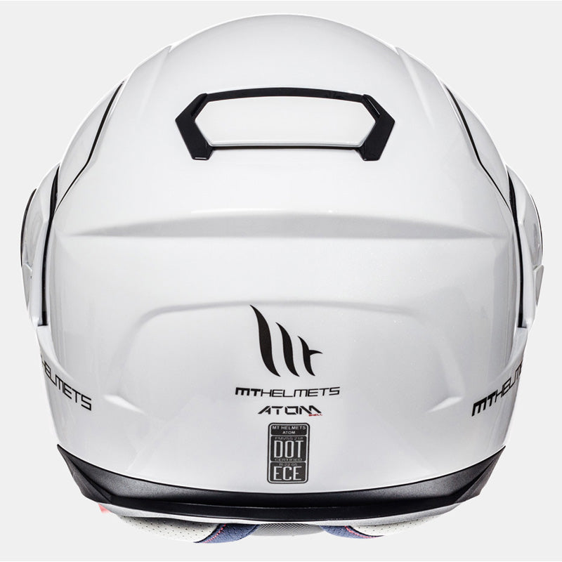 MT HELMETS ATOM SV SOLID WHITE PEARL LG IT-025-006