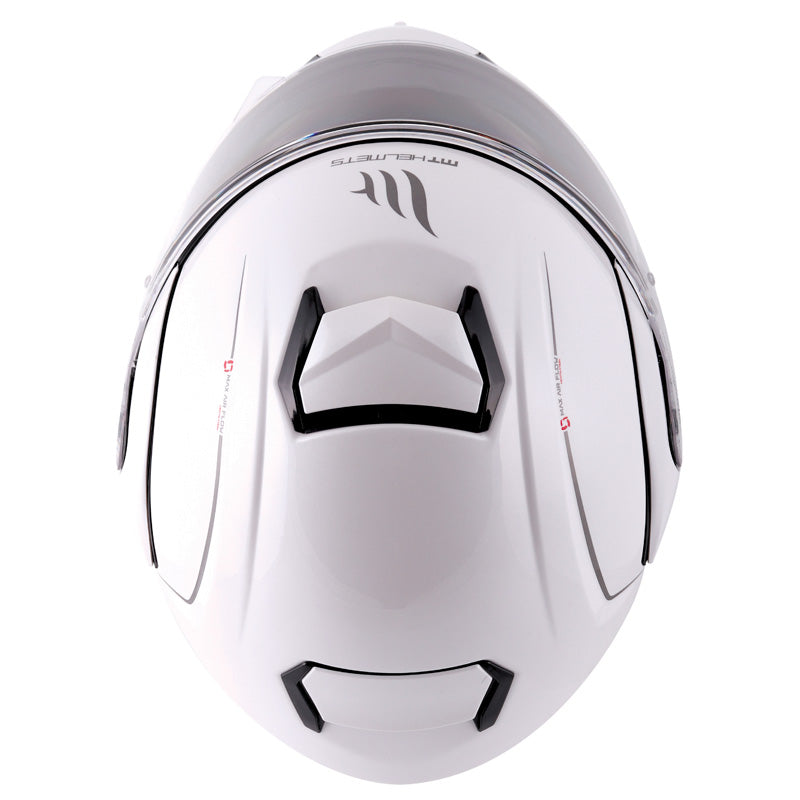 MT HELMETS ATOM SV SOLID WHITE PEARL LG IT-025-006