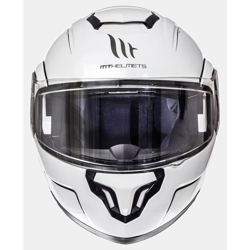 MT HELMETS ATOM SV SOLID WHITE PEARL LG IT-025-006
