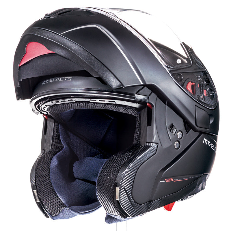 MT HELMETS ATOM SV SOLID BLK MAT LG IT-025-026