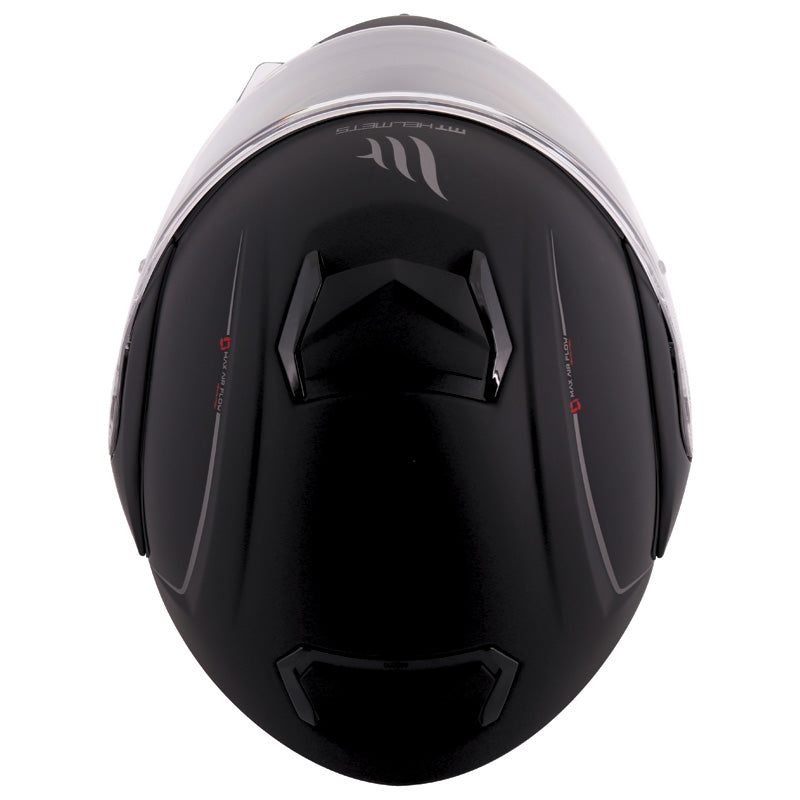 MT HELMETS ATOM SV SOLID BLK MAT LG IT-025-026