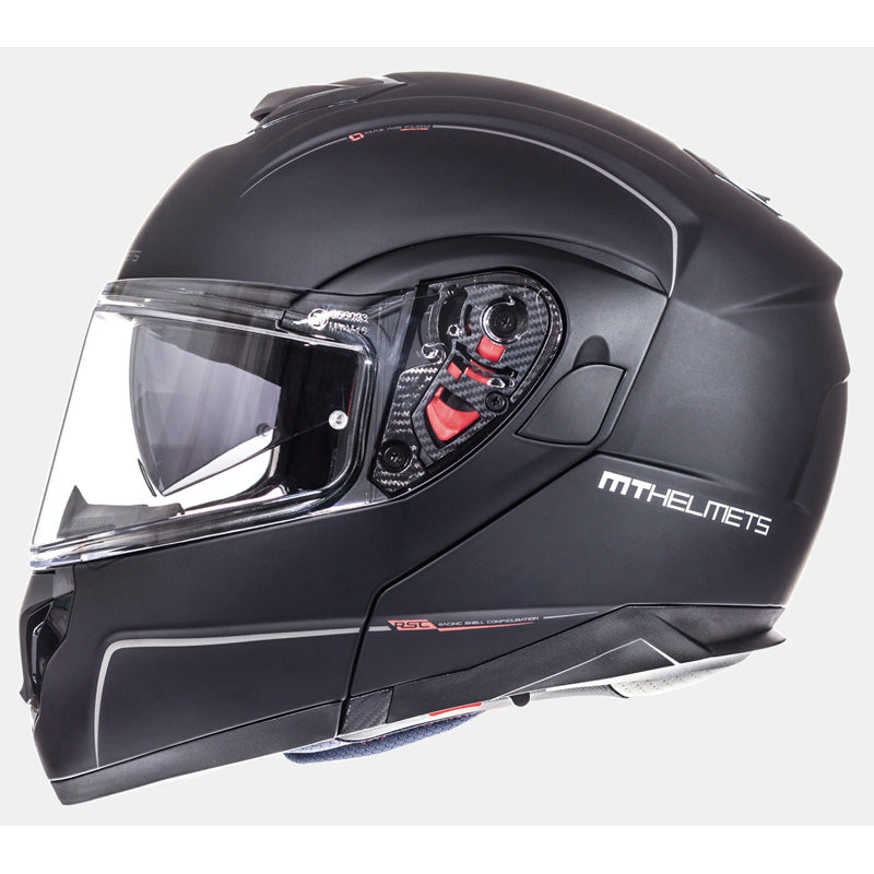 MT HELMETS ATOM SV SOLID BLK MAT LG IT-025-026