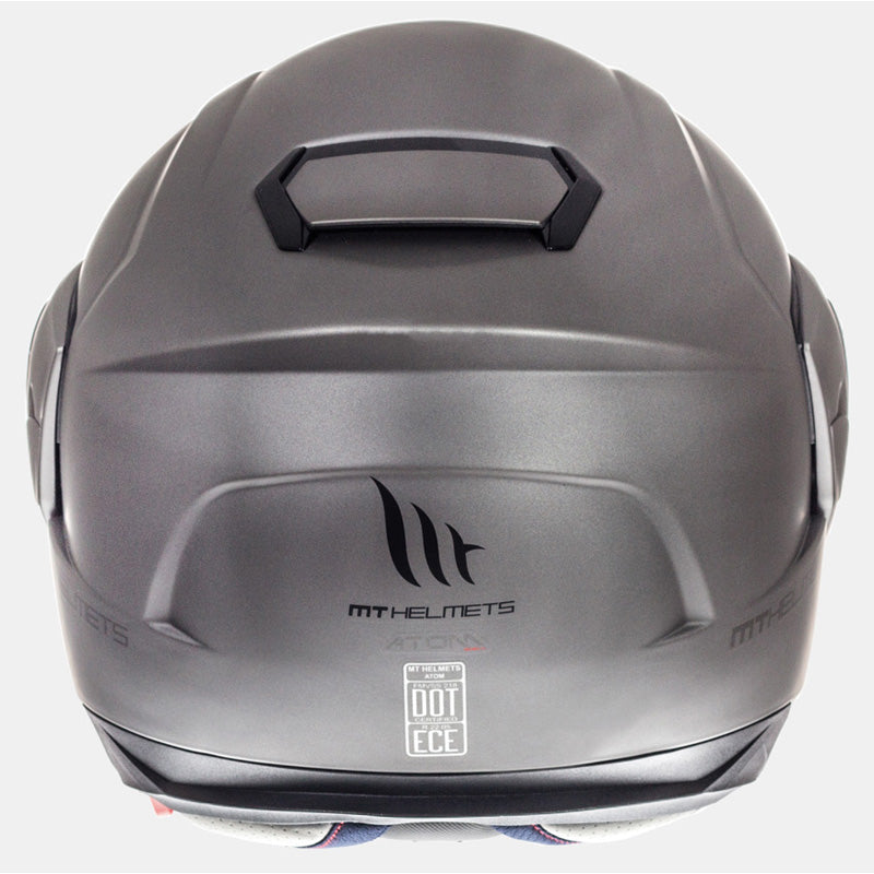 MT HELMETS ATOM SV SOLID TITANIUM MAT LG IT-025-036