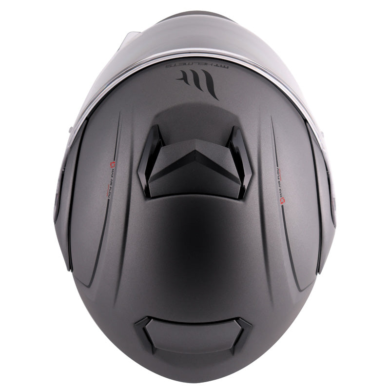 MT HELMETS ATOM SV SOLID TITANIUM MAT LG IT-025-036