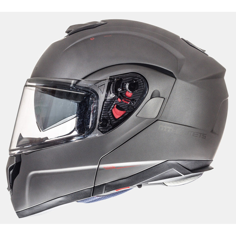 MT HELMETS ATOM SV SOLID TITANIUM MAT LG IT-025-036